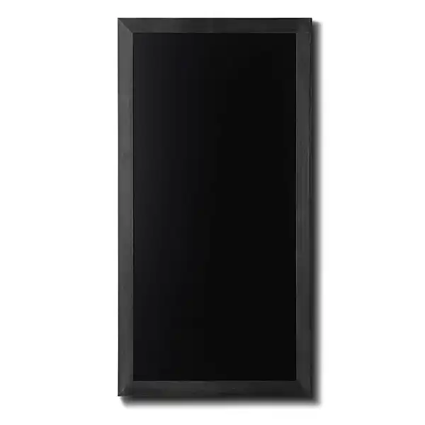 Menutavle med sortbejdset træramme 56x120 cm