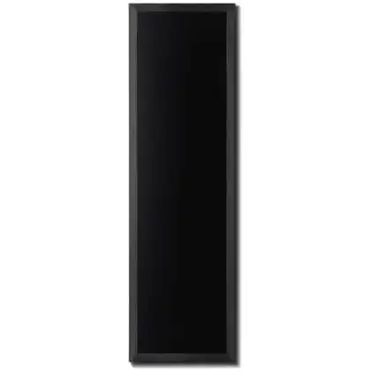 Menutavle med sortbejdset træramme 56x170 cm