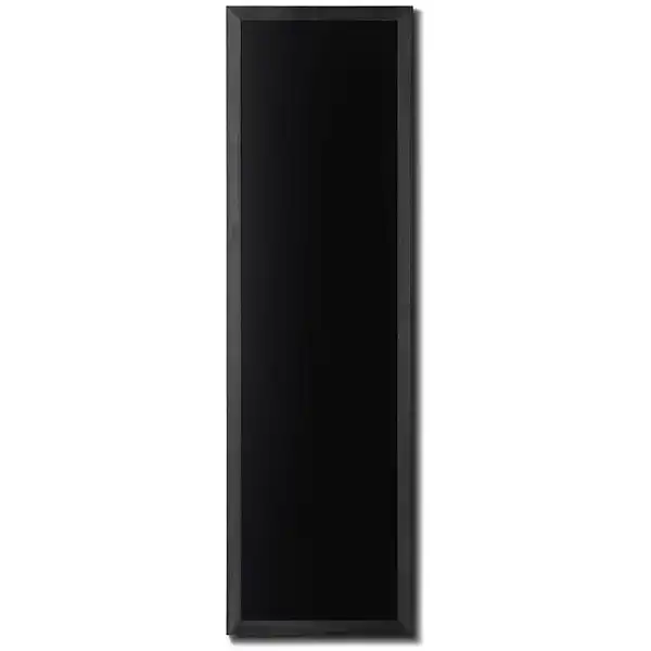 Menutavle med sortbejdset træramme 56x170 cm