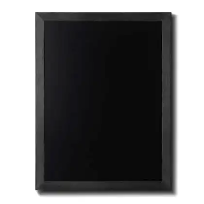 Menutavle med sortbejdset træramme 70x90 cm