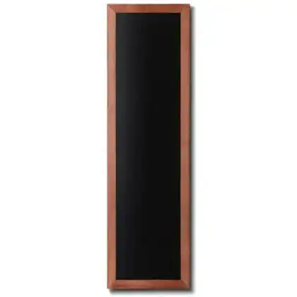 Menutavle med teaklook træramme 40x120 cm