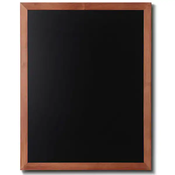 Menutavle med teaklook træramme 70x90 cm
