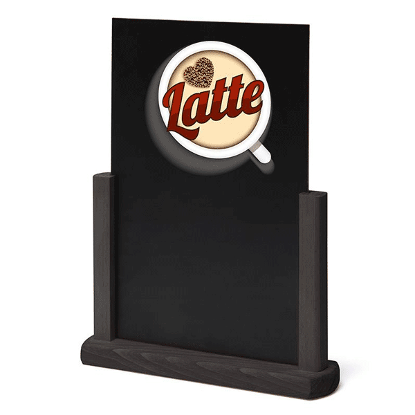 Menutavle Disk A4 Sort - Billede 3