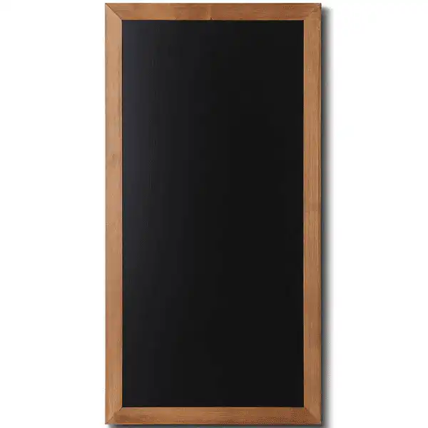 Menutavle med teaklook træramme 56x100 cm