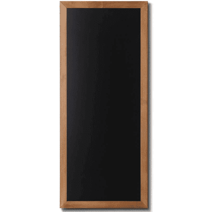 Menutavle med teaklook træramme 56x120 cm