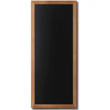 Menutavle med teaklook træramme 56x120 cm