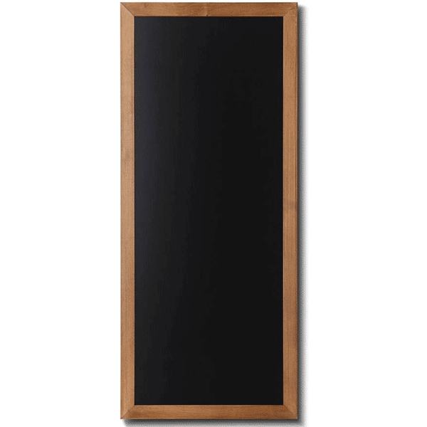 Menutavle med teaklook træramme 56x120 cm