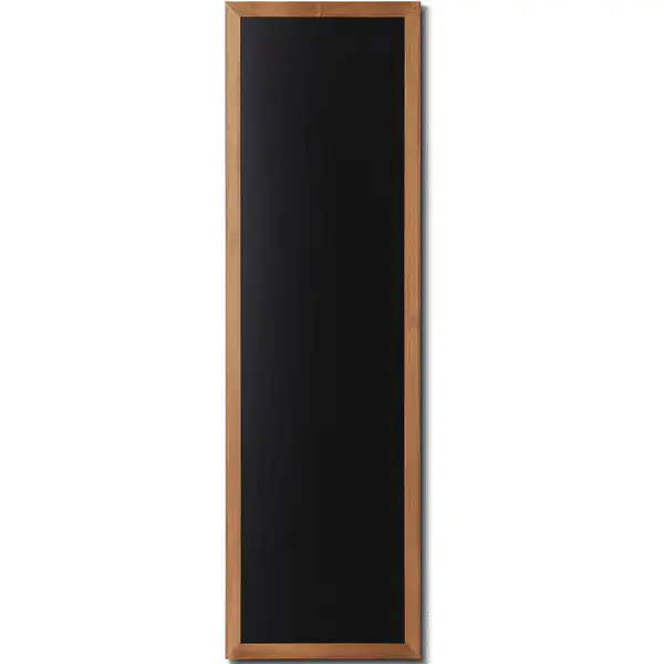 Menutavle med teaklook træramme 56×170 cm