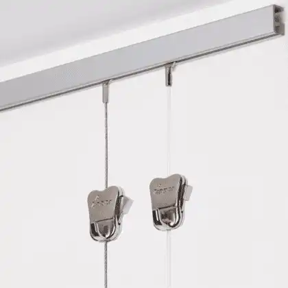 Minirail Galleriskinne 200 cm SØLV