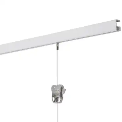 Minirail Galleriskinne 150 cm HVID