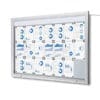 Opslagsskab Premium LED udendørs med magnettavle 21xA4