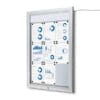 Opslagsskab Premium LED udendørs med magnettavle 9xA4