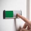 Info Wave Optaget / Ledigt Skilt 4 x 12 cm