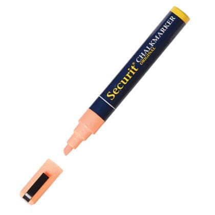 Orange kridt marker pen 6 mm nib