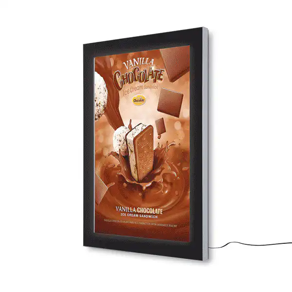 Outdoor LED Premium plakatramme med ESG glasfront 