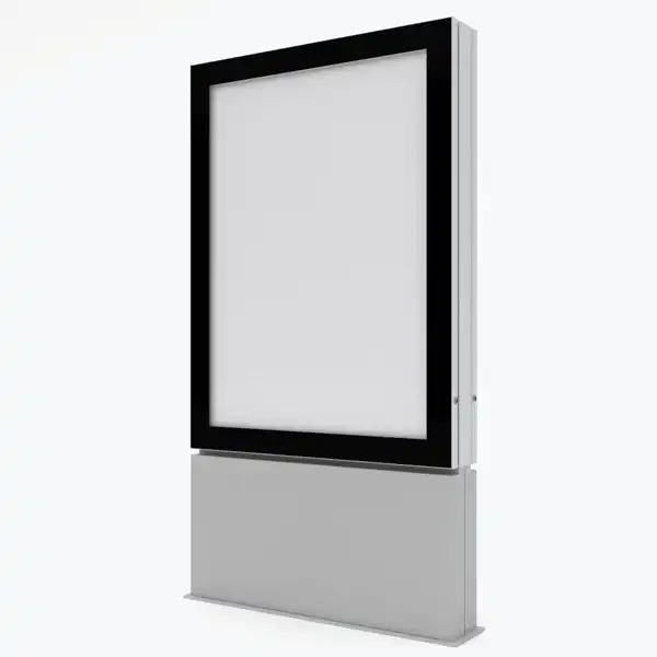 Outdoor Premium LED plakat display 120×180 cm fritstående – dobbeltsidet – IP56-detalje-01