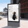Outdoor Premium LED plakat display 120×180 cm fritstående – dobbeltsidet – IP56-06