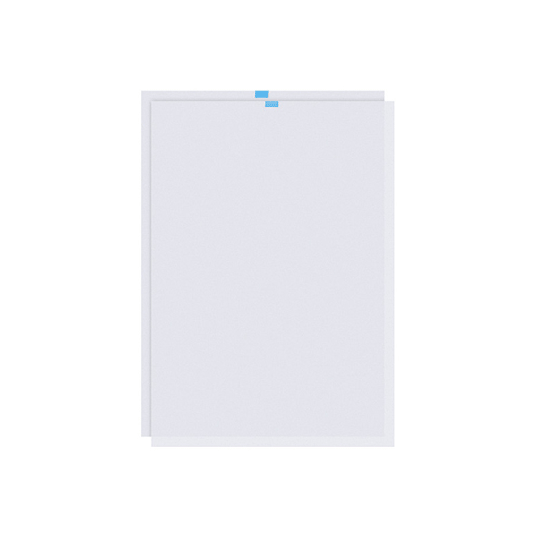 PET front i sæt med 2 stk.