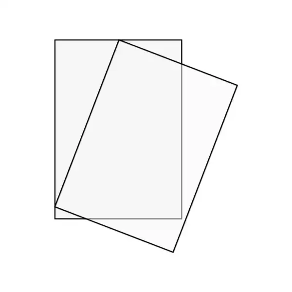 PET frontrude 53,1x73,7 med magnetbånd sort/sort - Billede 2