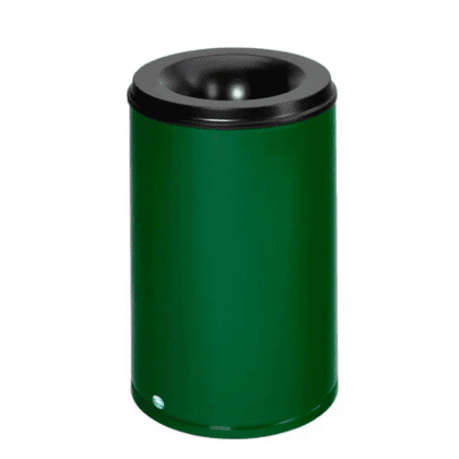 Papirkurv 80 liter grøn RAL 6001