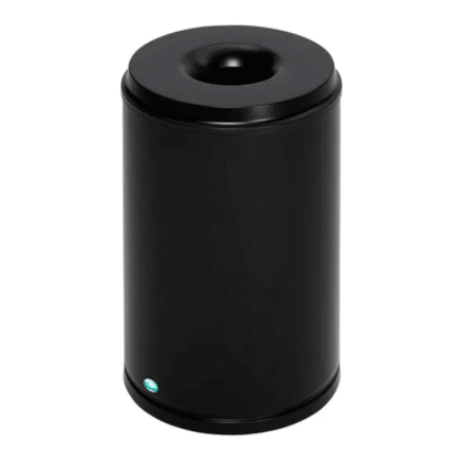 Papirkurv i sort RAL 9005 | 30 liter