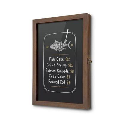 Opslagsskab i træ A3 - magnetisk