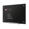 Scritto® Glas whiteboard sort 90x60 cm