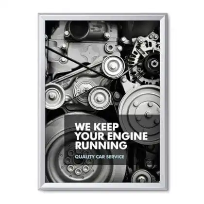 Snapramme 32 mm profil i gering - 50 cm x 70 cm - Aluminium
