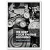 Snapramme 25 mm HVID profil i gering - 50 cm x 70 cm - Aluminium - Billede 5