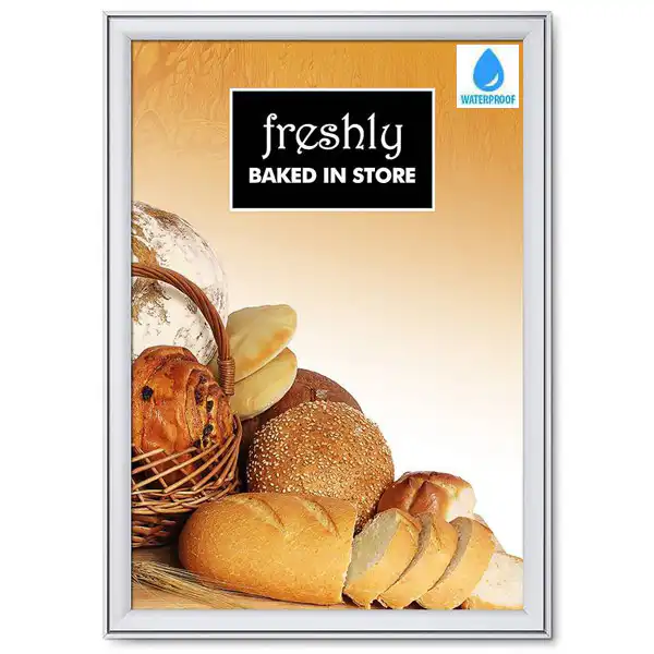 Snapramme COMPASSO WR 37 mm profil i gering - 70 cm x 100 cm - Aluminium