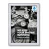 Snapramme COMPASSO WR 37 mm profil i gering - 50 cm x 70 cm - Aluminium