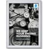 Snapramme COMPASSO WR 37 mm profil i gering - 50 cm x 70 cm - Aluminium - Billede 5
