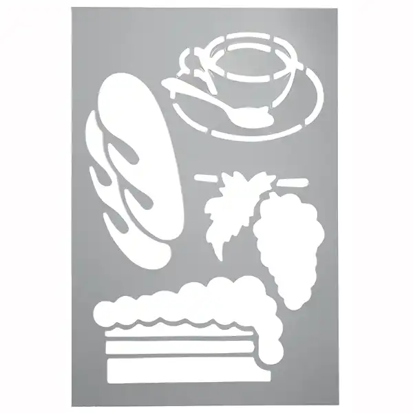 Stencils til brug med Kridtmarkers - Billede 4