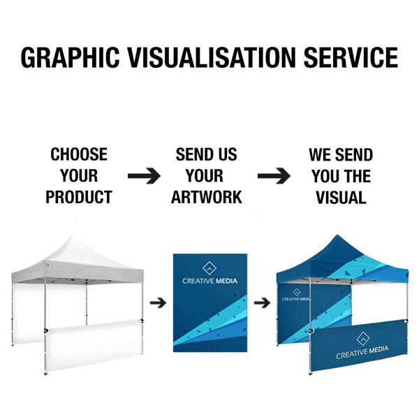 Event Telt 3×4,5 m med tryk, taske og teltpløkker - Billede 2