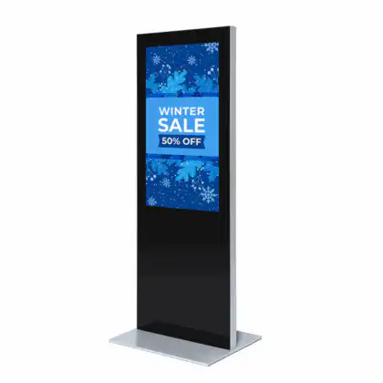 Totem digital slim Samsung skærm 50″