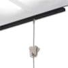 Galleriskinne u-rail ALU 200 cm til ophæng i loft - Billede 3