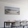 Galleriskinne u-rail SORT 200 cm loft