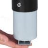 Udendørs cylinder askebæger væg 0,7 l sort - Billede 5