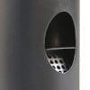 Udendørs cylinder askebæger væg 0,7 l sølv - Billede 5