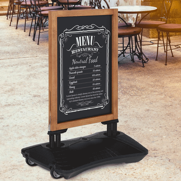 Wind-Pro WOOD - TRÆ Gadeskilt - Billede 2