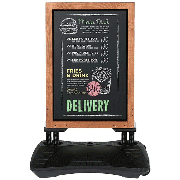 Wind-Pro WOOD - TRÆ Gadeskilt - Billede 4