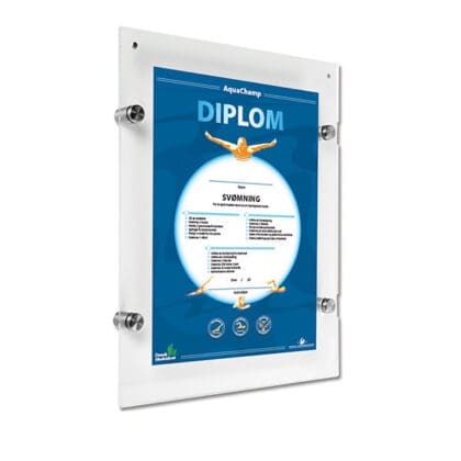 Vægskilt A3 - akryl sandwichskilt