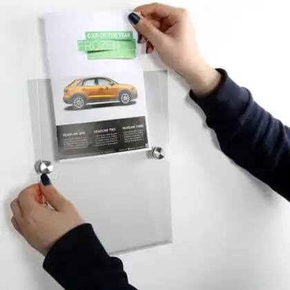 Vægskilt A5 - akryl sandwichskilt
