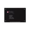 Scritto® Glas whiteboard sort 90x120 cm - Billede 6