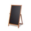 A-Træskilt Flip teak med kridttavle 55x105 cm - Billede 3