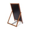 A-Træskilt Flip teak med kridttavle 55x105 cm - Billede 4