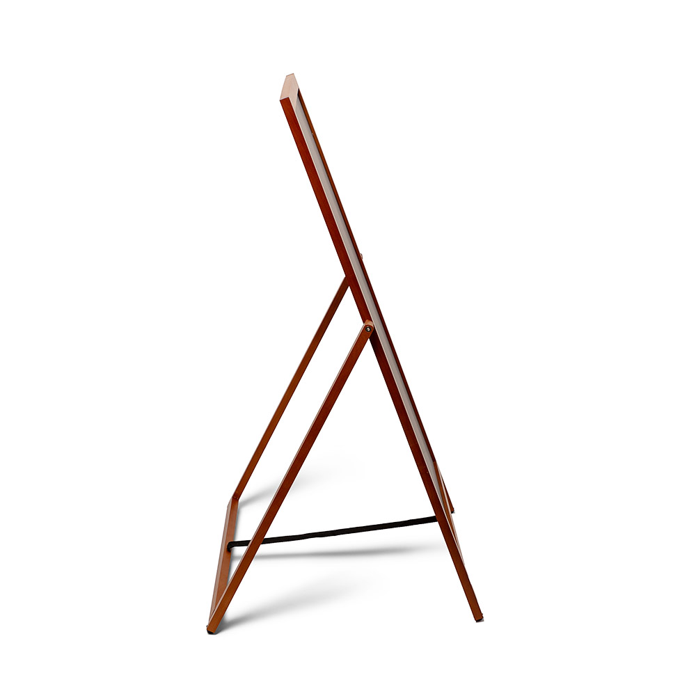 A-Træskilt Flip teak med kridttavle 55x105 cm - Billede 7