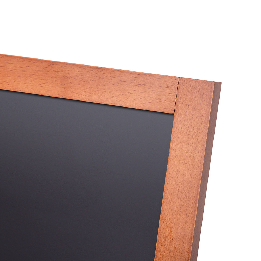 A-Træskilt Flip teak med kridttavle 55x105 cm - Billede 8