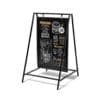 Kridttavle A-Skilt Swing 50 x 70 cm Sort