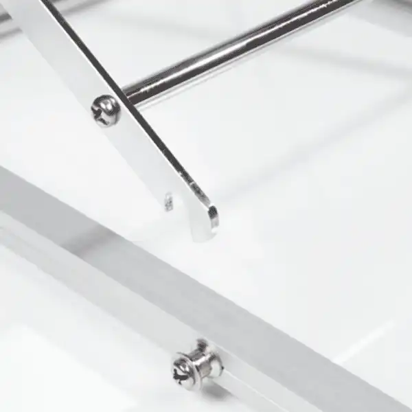 Zig-Zag Brochurestander transparent og foldbar 6xA4